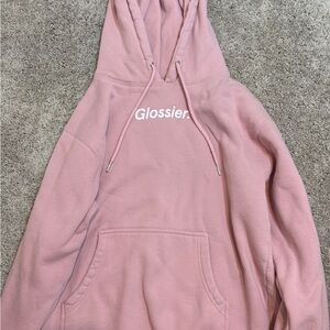 Glossier Blush Pink Hoodie